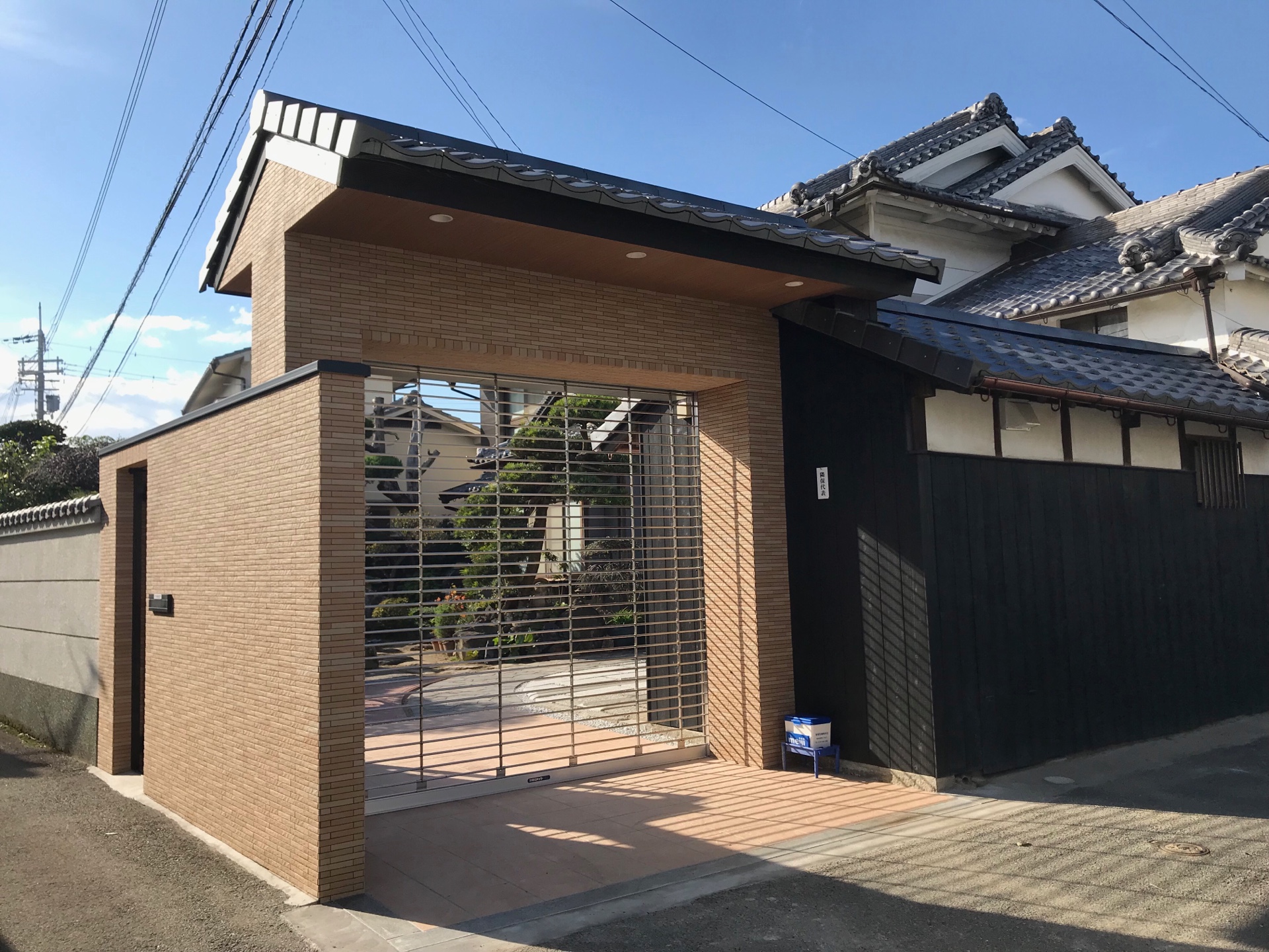 車も通れる門構えに大変身 姫路でリフォームするならアイシスへ