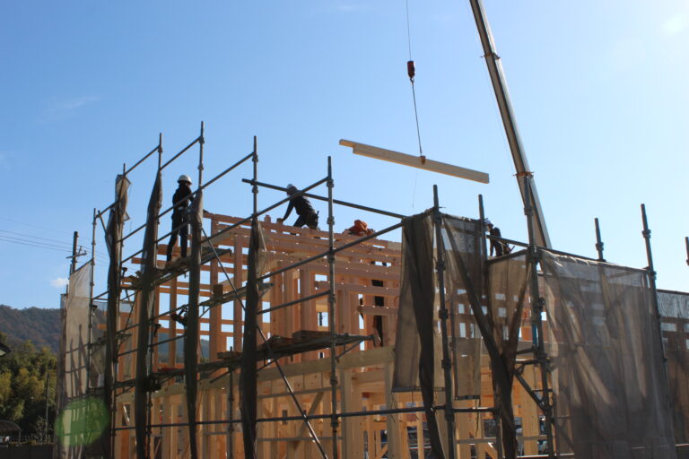 ドッグランのあるおうち☆上棟を迎えました