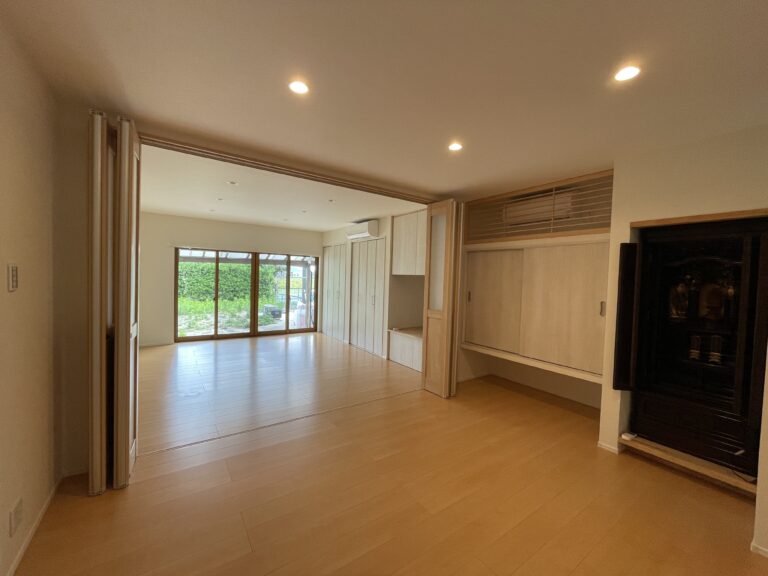 施工レポート☆二間続きの和室を明るい洋室へ