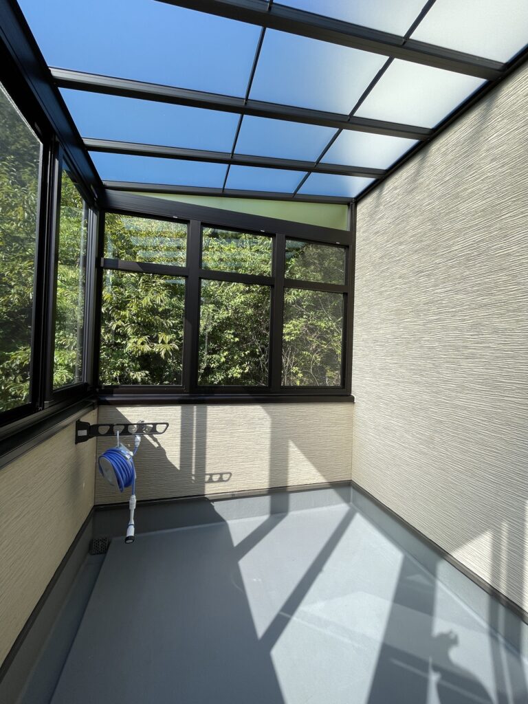 サンルーム化で快適☆バルコニー改修工事